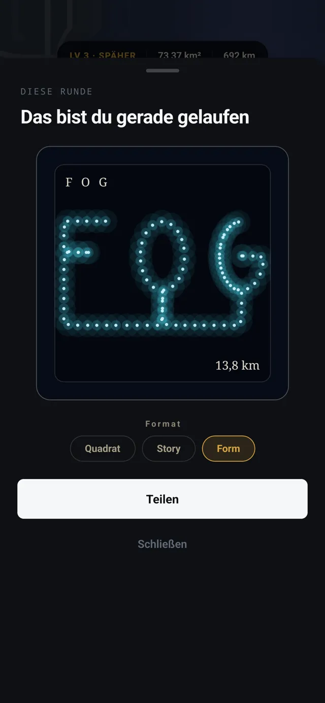 FOG, zu Fuß