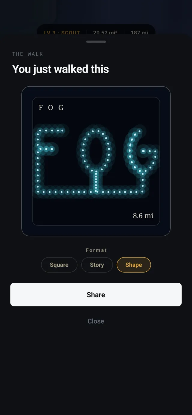 FOG, on foot