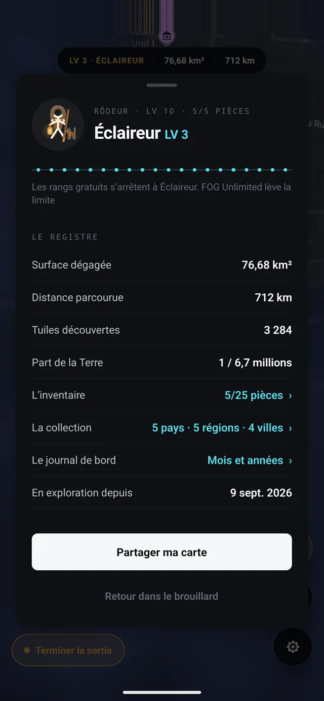 FOG, Le registre