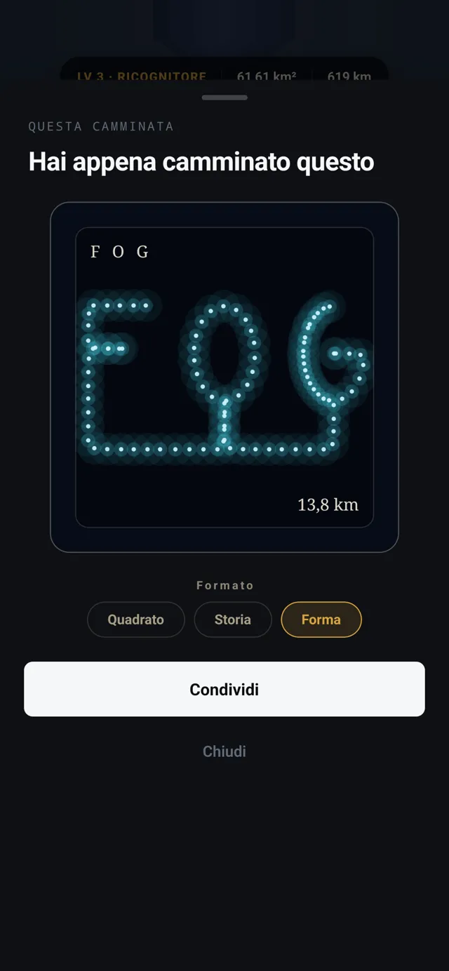 FOG, a piedi