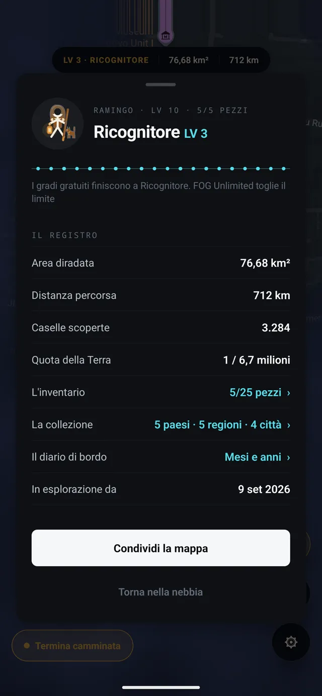 FOG, Il registro