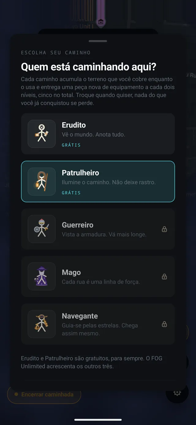 FOG, Escolha seu caminho