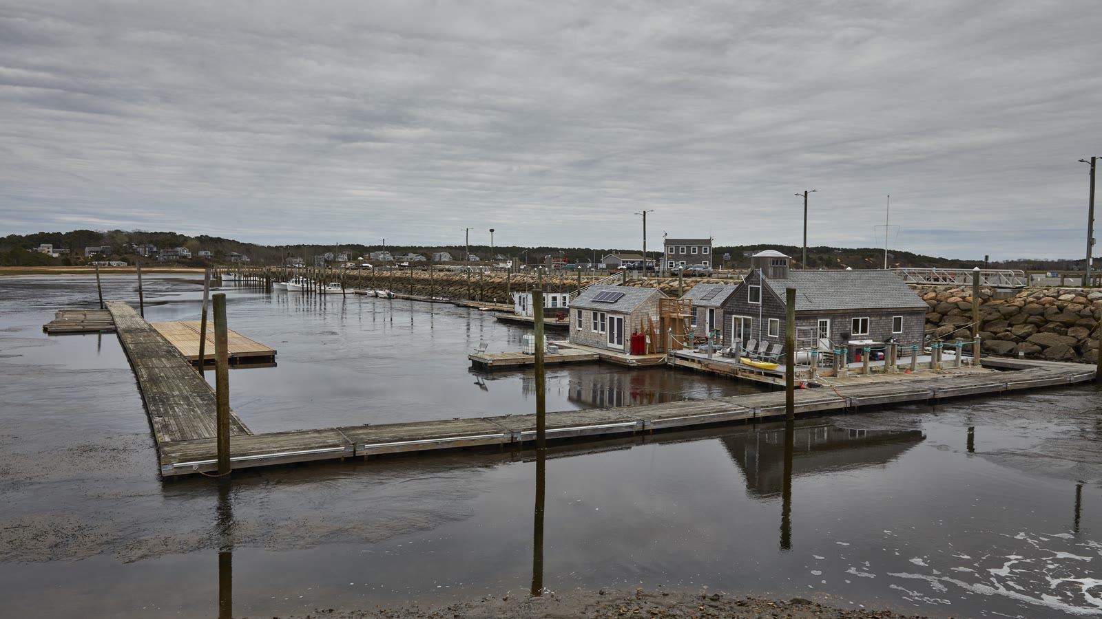 Wellfleet Harbor on the Outer Cape, Massachusetts